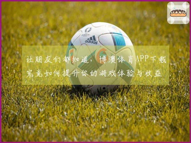 让朋友们都知道，博澳体育APP下载究竟如何提升你的游戏体验与收益！